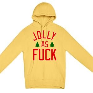 Jolly AF Funny Christmas Premium Pullover Hoodie