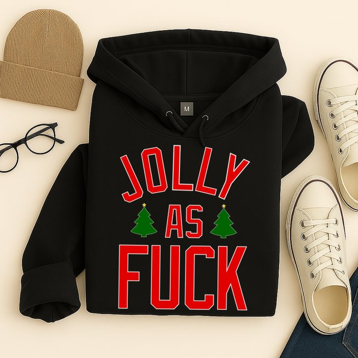 Jolly AF Funny Christmas Hoodie