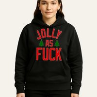 Jolly AF Funny Christmas Hoodie