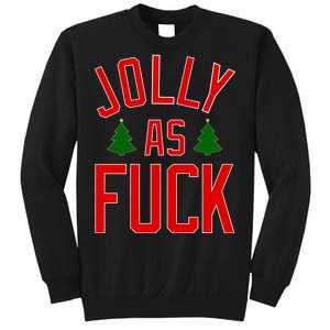 Jolly AF Funny Christmas Sweatshirt