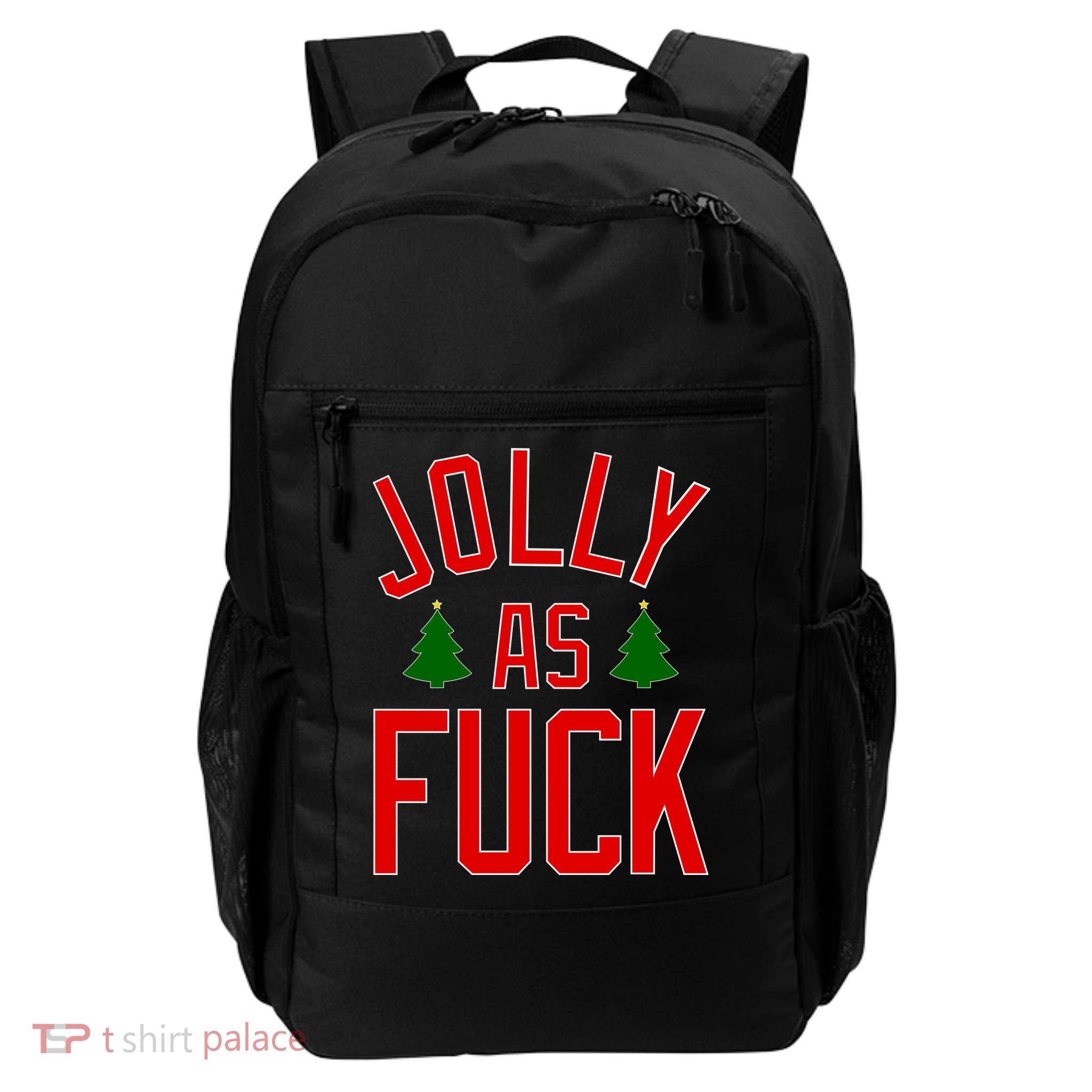 Jolly AF Funny Christmas Daily Commute Backpack