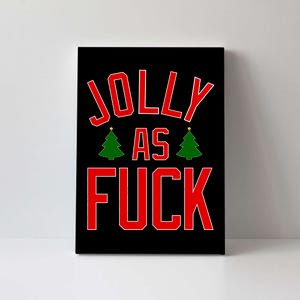 Jolly AF Funny Christmas Canvas