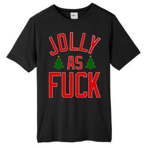 Jolly AF Funny Christmas Tall Fusion ChromaSoft Performance T-Shirt