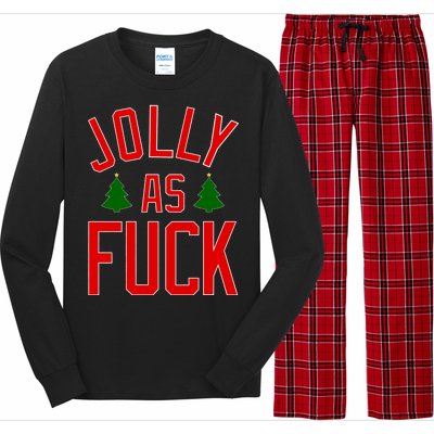 Jolly AF Funny Christmas Long Sleeve Pajama Set