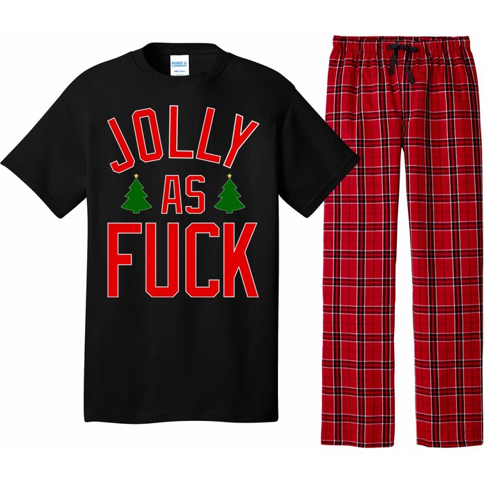 Jolly AF Funny Christmas Pajama Set