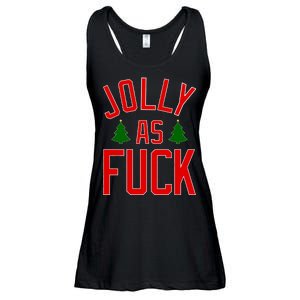 Jolly AF Funny Christmas Ladies Essential Flowy Tank