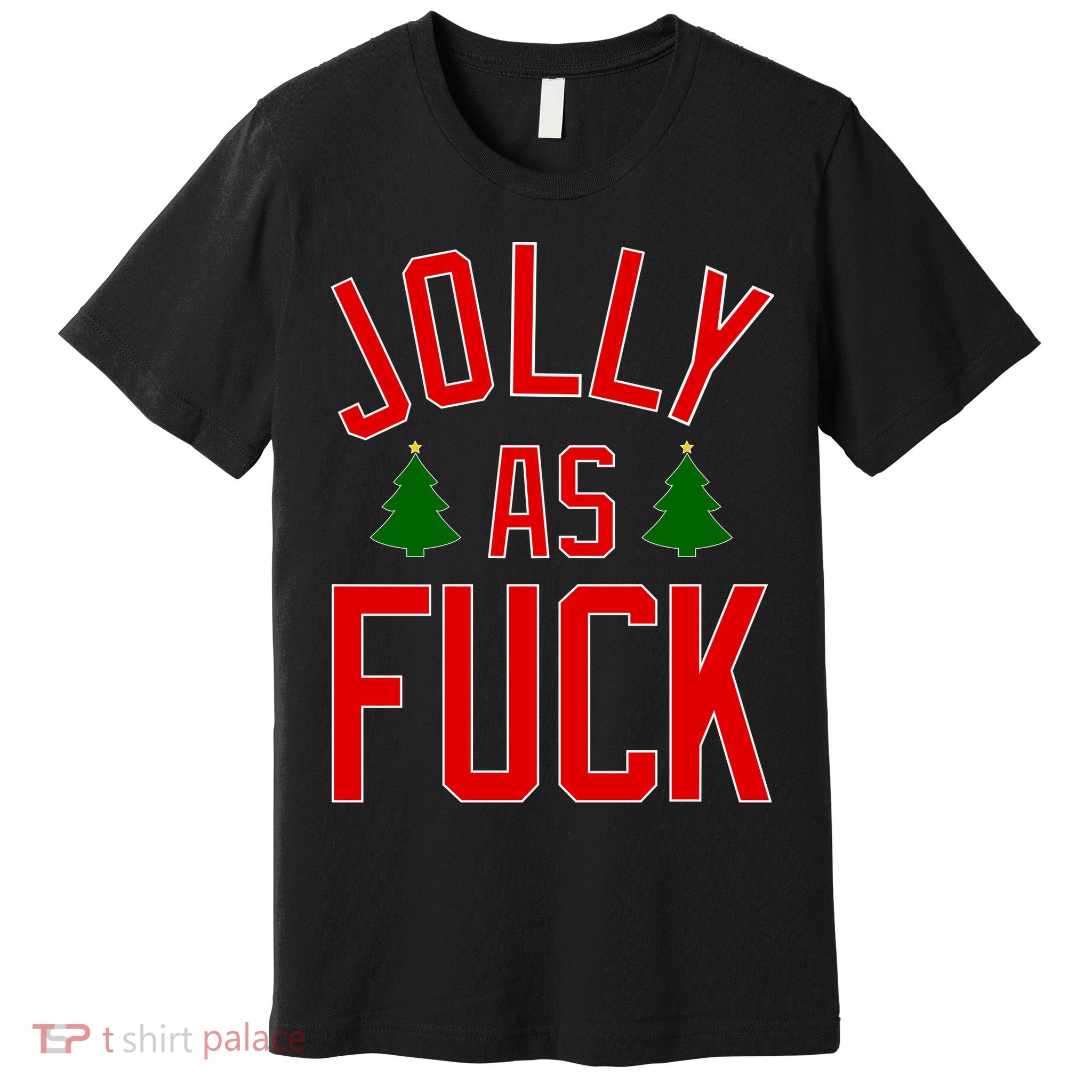 Jolly AF Funny Christmas Premium T-Shirt