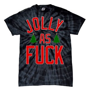 Jolly AF Funny Christmas Tie-Dye T-Shirt