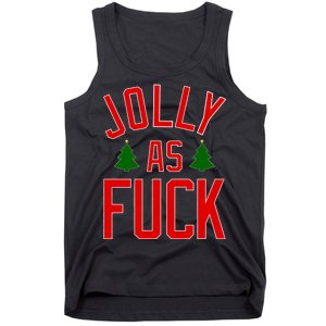 Jolly AF Funny Christmas Tank Top