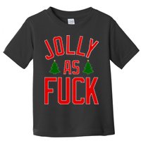 Jolly AF Funny Christmas Toddler T-Shirt