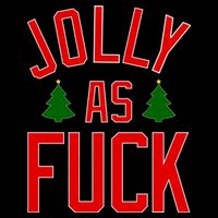 Jolly AF Funny Christmas Toddler T-Shirt