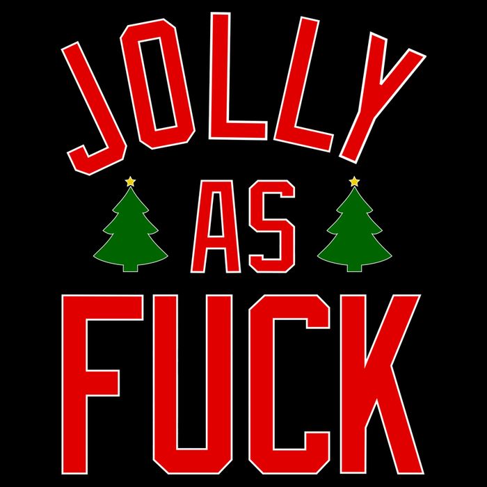 Jolly AF Funny Christmas Toddler T-Shirt