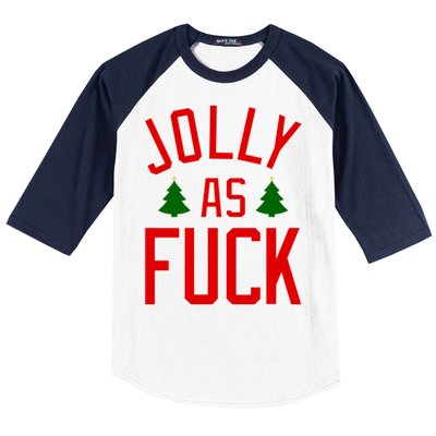 Jolly AF Funny Christmas Baseball Sleeve Shirt