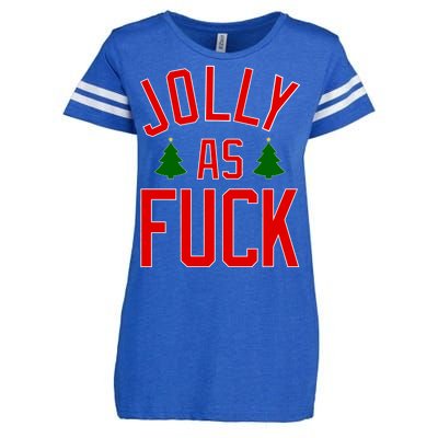 Jolly AF Funny Christmas Enza Ladies Jersey Football T-Shirt