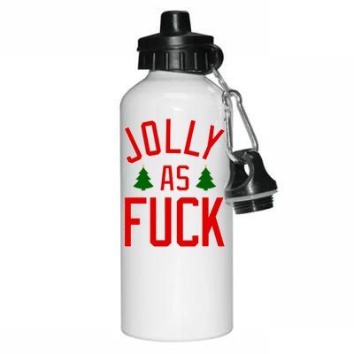 Jolly AF Funny Christmas Aluminum Water Bottle