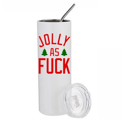 Jolly AF Funny Christmas Stainless Steel Tumbler