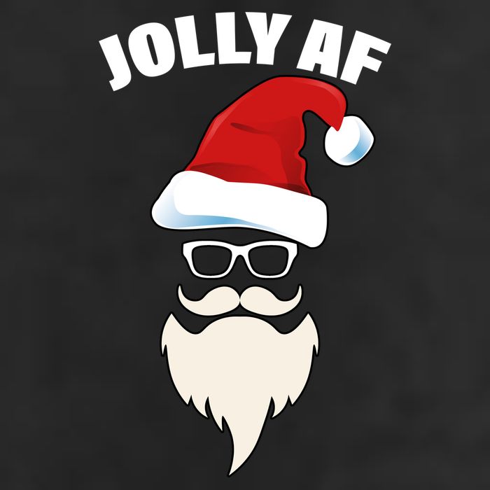 Jolly Af Hipster Santa Adult Drive Performance Visor