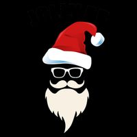 Jolly Af Hipster Santa Mug