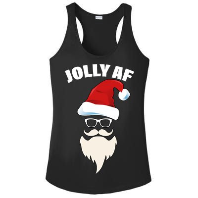 Jolly Af Hipster Santa Ladies PosiCharge Competitor Racerback Tank