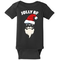Jolly Af Hipster Santa Baby Bodysuit