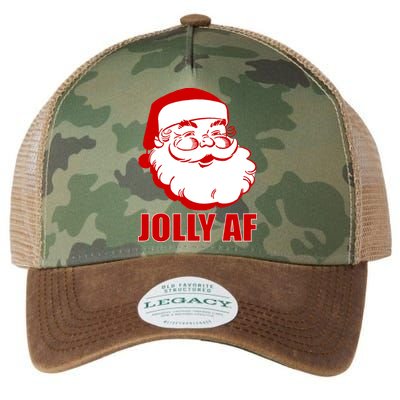 Jolly AF Santa Christmas Legacy Tie Dye Trucker Hat