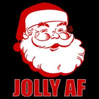 Jolly AF Santa Christmas City Backpack