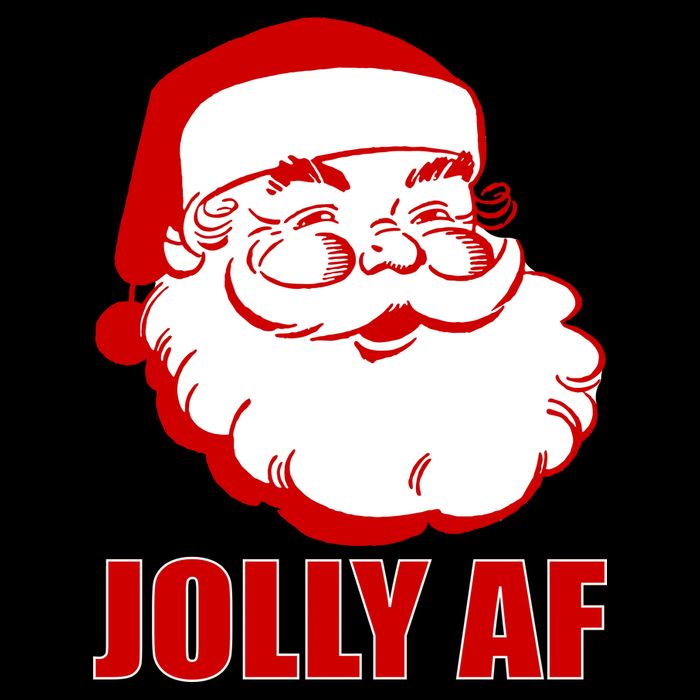 Jolly AF Santa Christmas City Backpack