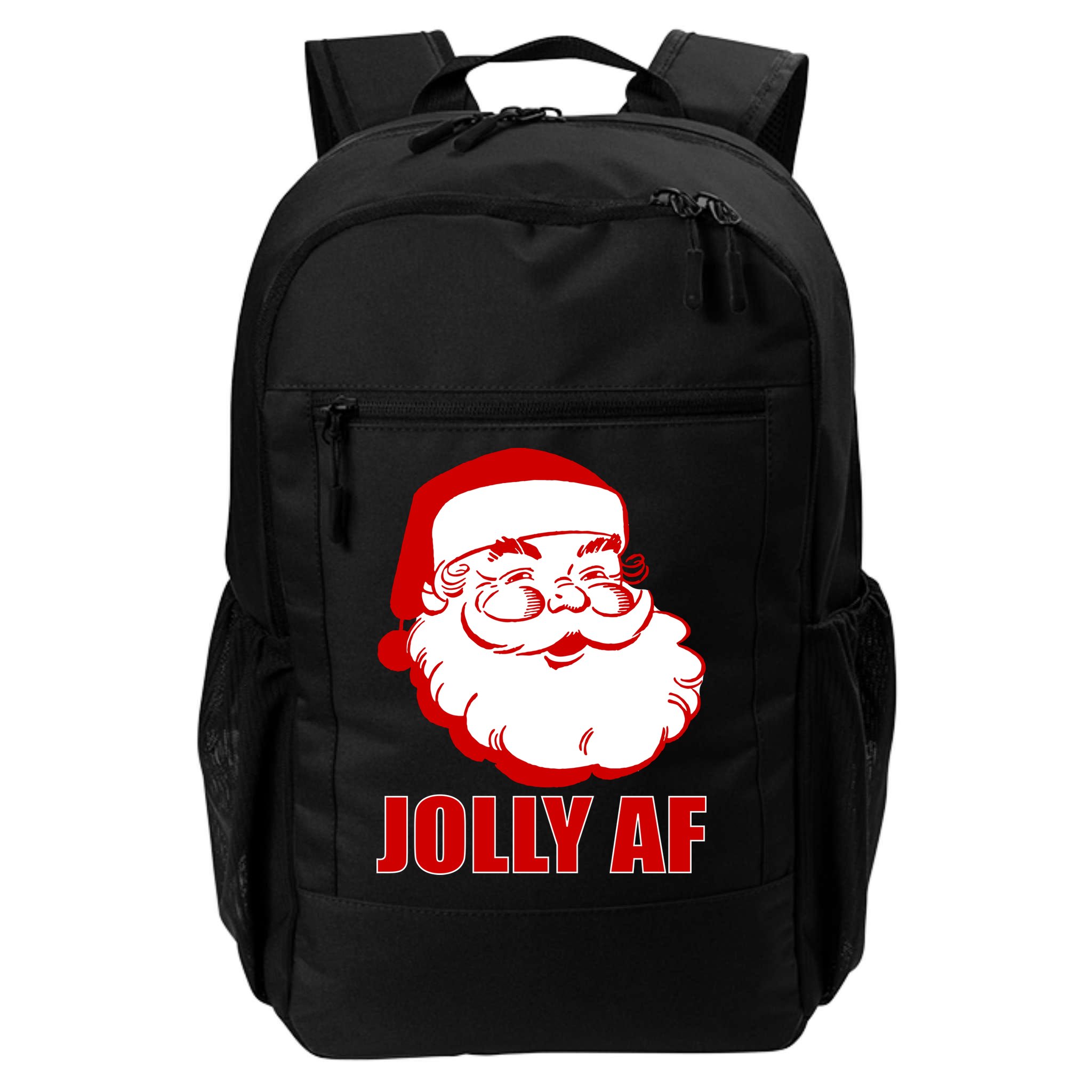 Jolly AF Santa Christmas Backpack