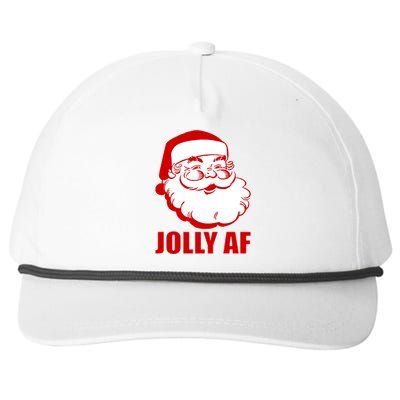 Jolly AF Santa Christmas Snapback Five-Panel Rope Hat