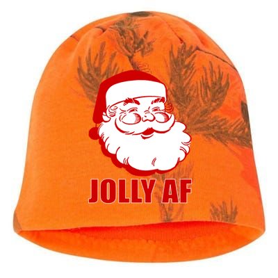 Jolly AF Santa Christmas Kati - Camo Knit Beanie