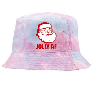 Jolly AF Santa Christmas Tie-Dyed Bucket Hat