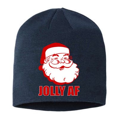 Jolly AF Santa Christmas Sustainable Beanie