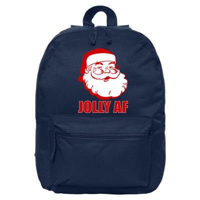 Jolly AF Santa Christmas 16 in Basic Backpack