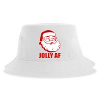 Jolly AF Santa Christmas Sustainable Bucket Hat