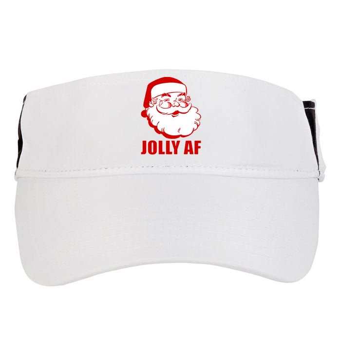 Jolly AF Santa Christmas Adult Drive Performance Visor