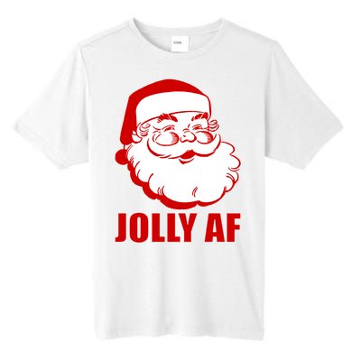 Jolly AF Santa Christmas Tall Fusion ChromaSoft Performance T-Shirt