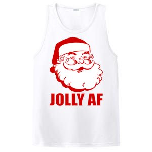 Jolly AF Santa Christmas PosiCharge Competitor Tank