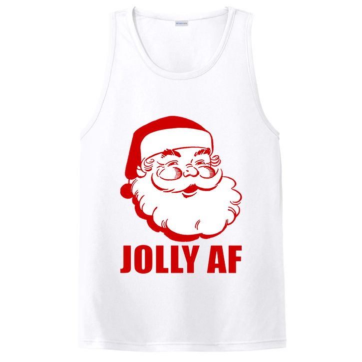 Jolly AF Santa Christmas PosiCharge Competitor Tank