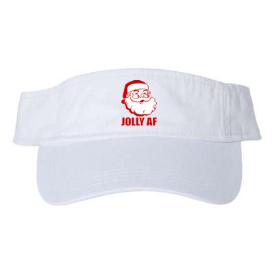 Jolly AF Santa Christmas Valucap Bio-Washed Visor