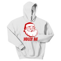 Jolly AF Santa Christmas Kids Hoodie