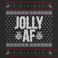 Jolly AF Ugly Christmas Golf Towel