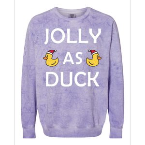 Jolly As Duck Colorblast Crewneck Sweatshirt