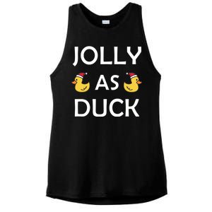 Jolly As Duck Ladies PosiCharge Tri-Blend Wicking Tank