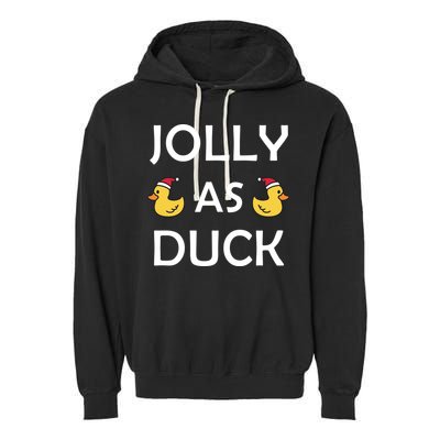 Jolly As Duck Garment-Dyed Fleece Hoodie