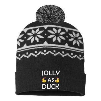 Jolly As Duck USA-Made Snowflake Beanie