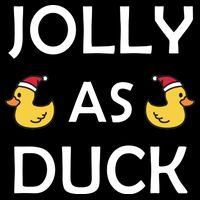 Jolly As Duck Cropped Pullover Crew