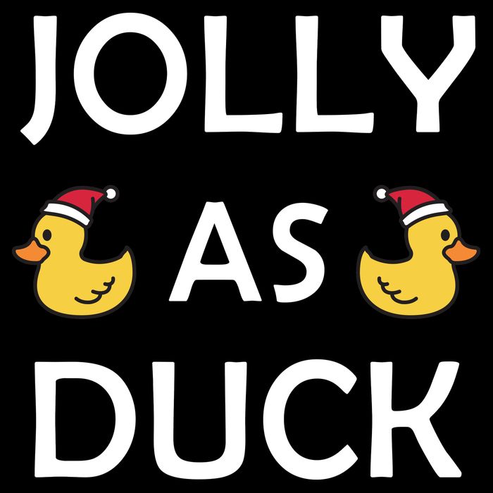 Jolly As Duck Cropped Pullover Crew
