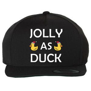 Jolly As Duck Wool Snapback Cap