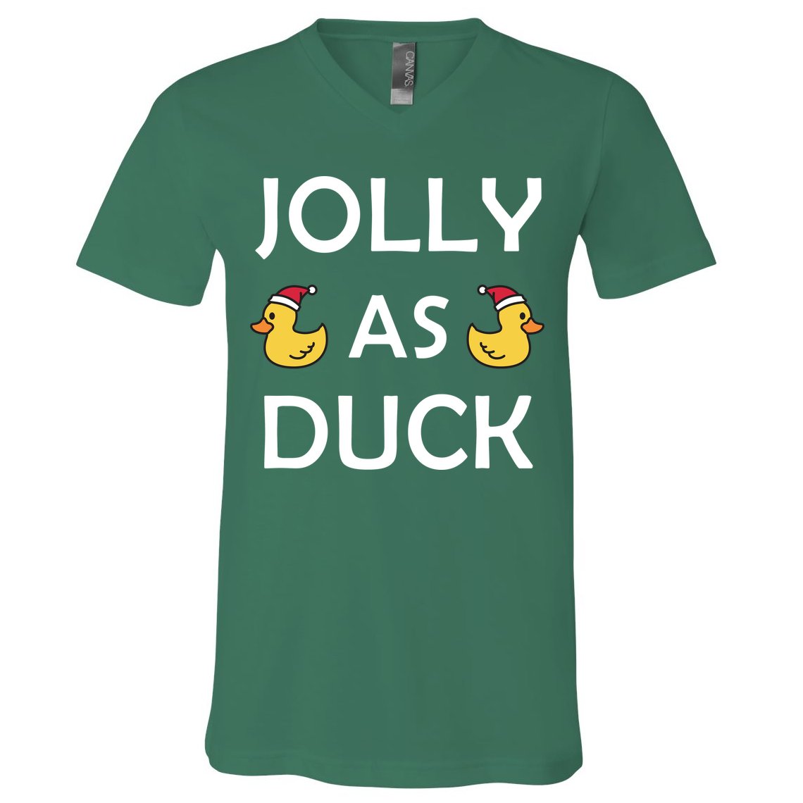 Jolly As Duck V-Neck T-Shirt