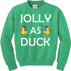 Jolly As Duck Kids Sweatshirt